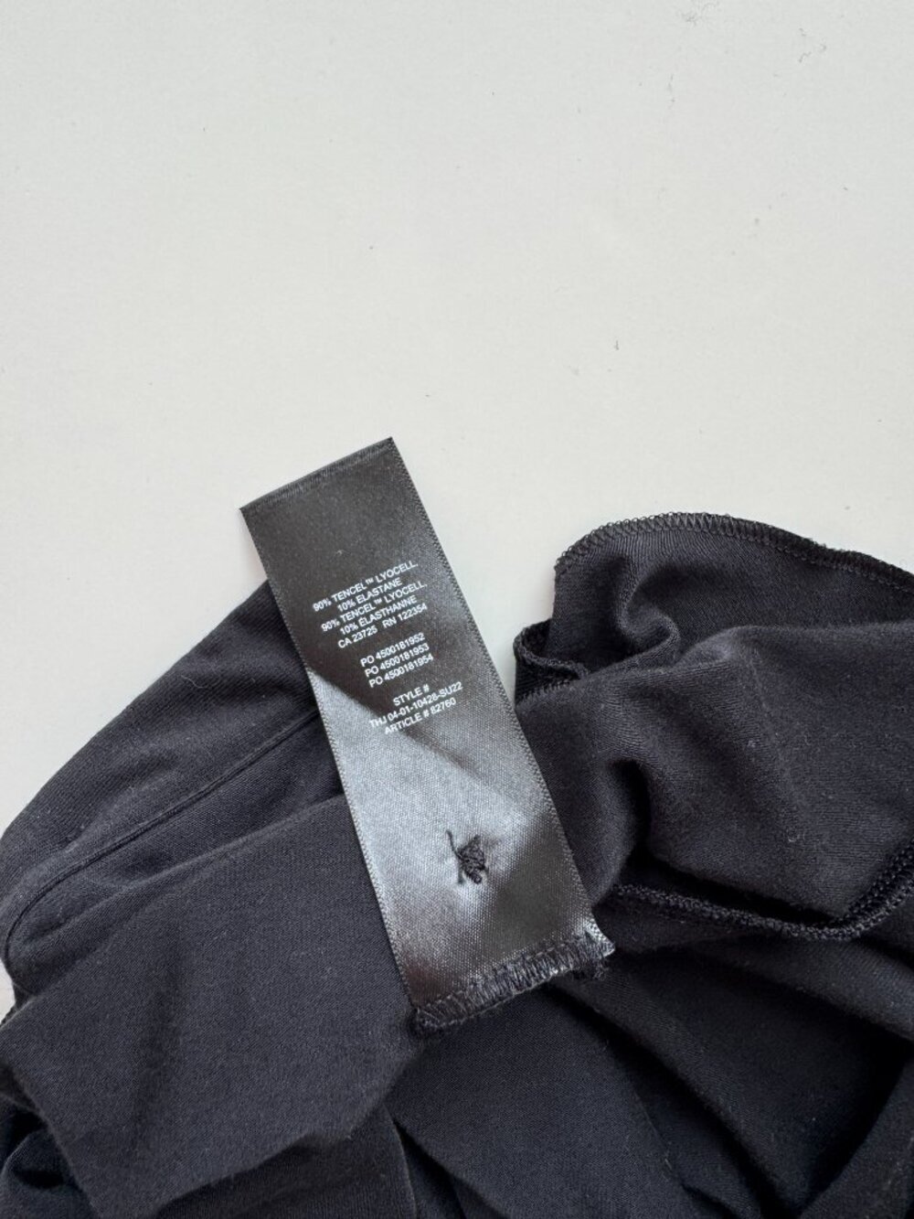 Aritzia WILFRED Pose Black Lyocell Jersey Button Front Shirt, Size XS - Picture 11 of 16